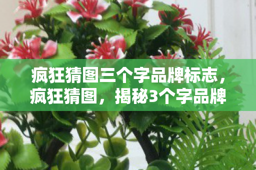 疯狂猜图三个字品牌标志，疯狂猜图，揭秘3个字品牌背后的故事