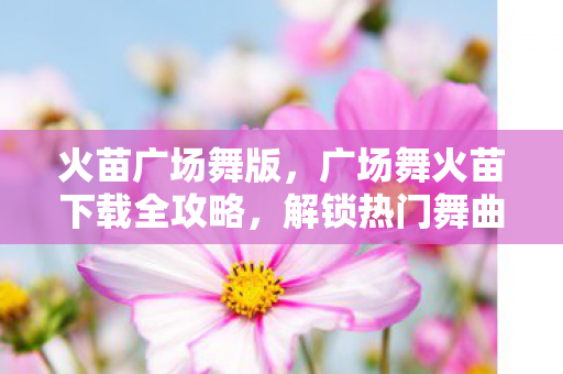 火苗广场舞版，广场舞火苗下载全攻略，解锁热门舞曲新姿势