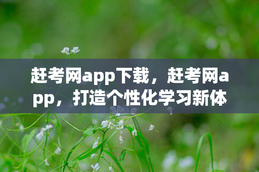 赶考网app下载，赶考网app，打造个性化学习新体验