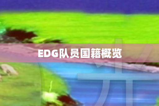 EDG队员国籍概览
