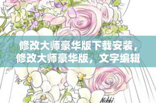 修改大师豪华版下载安装，修改大师豪华版，文字编辑的终极利器