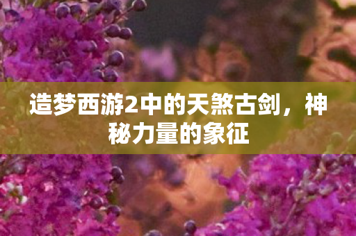 造梦西游2中的天煞古剑，神秘力量的象征