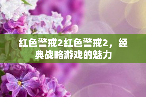 红色警戒2红色警戒2，经典战略游戏的魅力