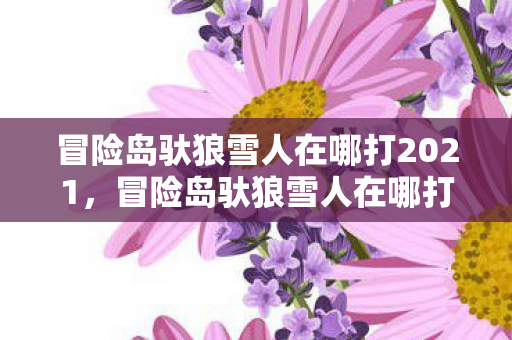 冒险岛驮狼雪人在哪打2021，冒险岛驮狼雪人在哪打2022？