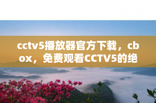 cctv5播放器官方下载，cbox，免费观看CCTV5的绝佳选择