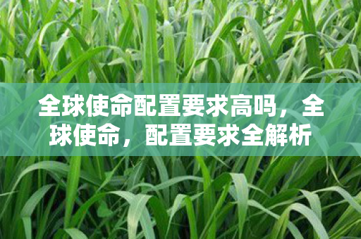全球使命配置要求高吗,全球使命,配置要求全解析 全球使命配置要求高吗,全球使命,配置要求全解析