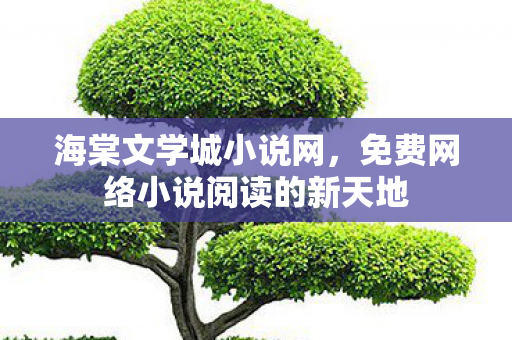 海棠文学城小说网，免费网络小说阅读的新天地