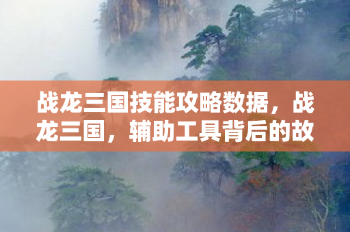 战龙三国技能攻略数据，战龙三国，辅助工具背后的故事