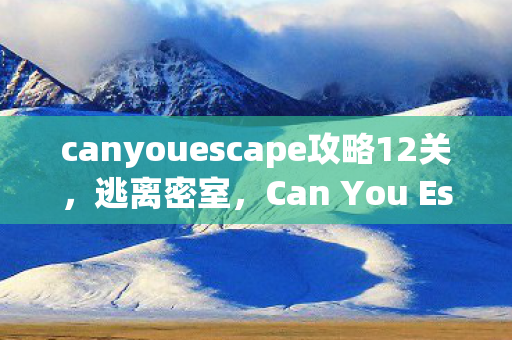 canyouescape攻略12关，逃离密室，Can You Escape攻略指南