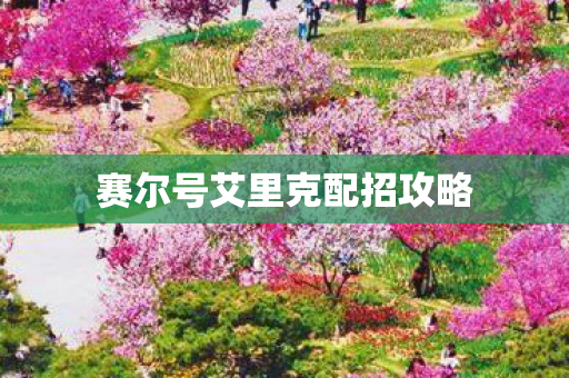 赛尔号艾里克配招攻略