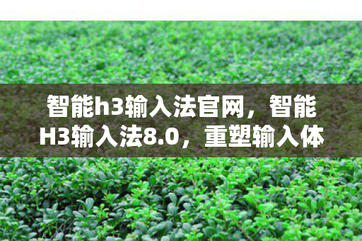 智能h3输入法官网,智能H3输入法8.0,重塑输入体验,引领智能科技新潮流 智能h3输入法官网,智能H3输入法8.0,重塑输入体验,引领智能科技新潮流