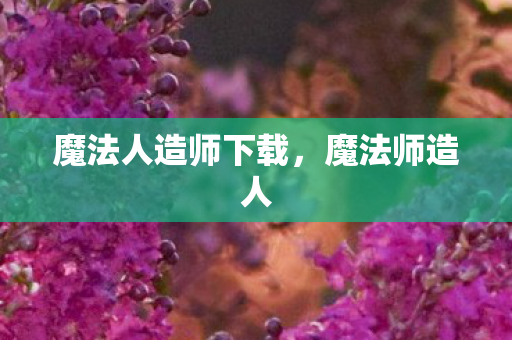 魔法人造师下载，魔法师造人