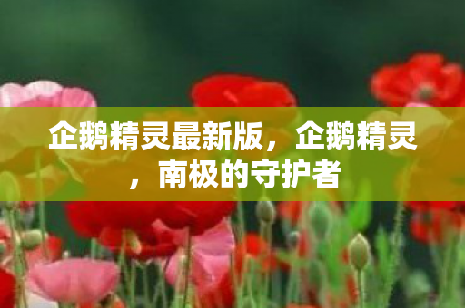 企鹅精灵最新版，企鹅精灵，南极的守护者