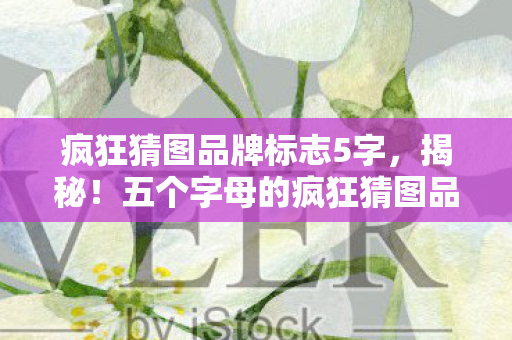 疯狂猜图品牌标志5字，揭秘！五个字母的疯狂猜图品牌