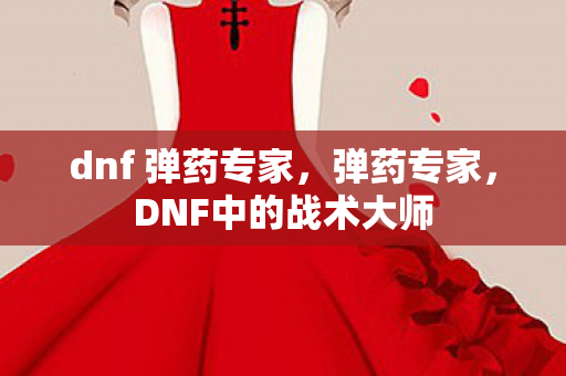 dnf 弹药专家，弹药专家，DNF中的战术大师