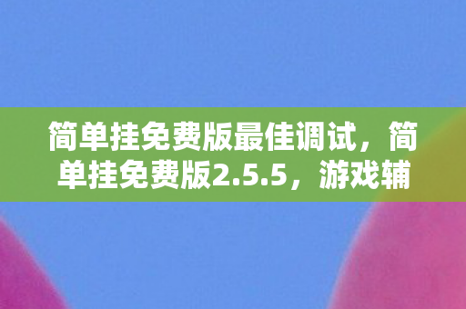 简单挂免费版最佳调试，简单挂免费版2.5.5，游戏辅助工具的新选择