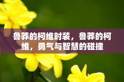 鲁莽的柯维时装，鲁莽的柯维，勇气与智慧的碰撞