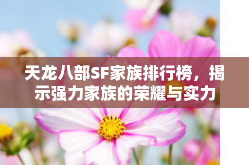 天龙八部SF家族排行榜，揭示强力家族的荣耀与实力