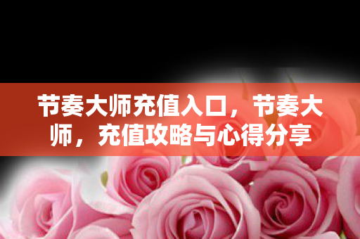 节奏大师充值入口，节奏大师，充值攻略与心得分享