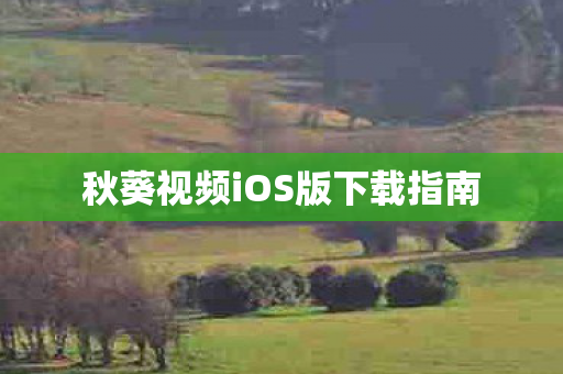 秋葵视频iOS版下载指南 秋葵视频iOS版下载指南