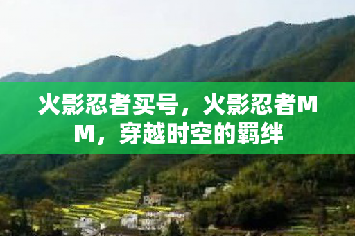 火影忍者买号，火影忍者MM，穿越时空的羁绊