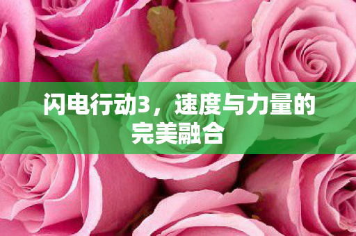 闪电行动3，速度与力量的完美融合