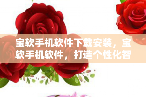宝软手机软件下载安装，宝软手机软件，打造个性化智能生活的秘密武器
