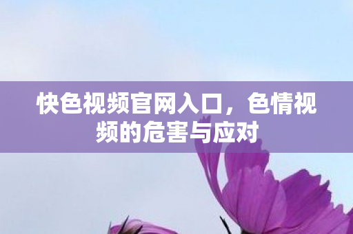 快色视频官网入口，色情视频的危害与应对