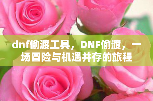 dnf偷渡工具,DNF偷渡,一场冒险与机遇并存的旅程 dnf偷渡工具,DNF偷渡,一场冒险与机遇并存的旅程