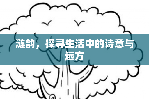 涟韵，探寻生活中的诗意与远方