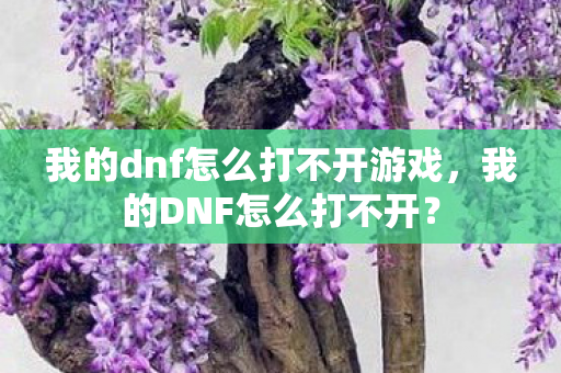 我的dnf怎么打不开游戏，我的DNF怎么打不开？
