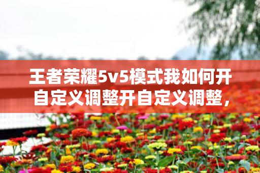王者荣耀5v5模式我如何开自定义调整开自定义调整,王者荣耀5v5模式,策略与团队协作的巅峰对决 王者荣耀5v5模式我如何开自定义调整开自定义调整,王者荣耀5v5模式,策略与团队协作的巅峰对决