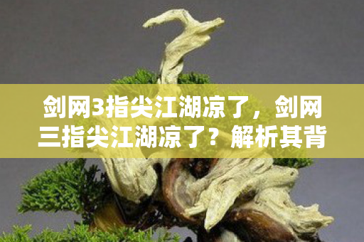 剑网3指尖江湖凉了，剑网三指尖江湖凉了？解析其背后的原因与未来展望