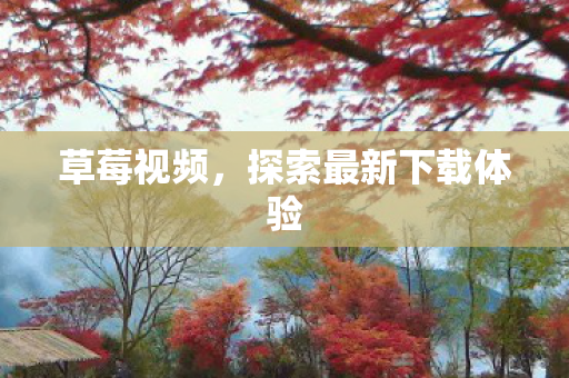 草莓视频，探索最新下载体验