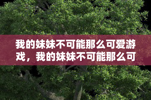 我的妹妹不可能那么可爱游戏，我的妹妹不可能那么可爱