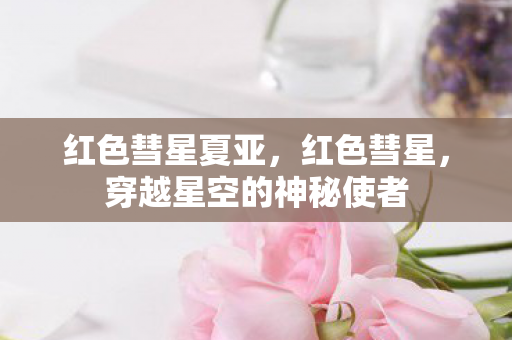 红色彗星夏亚，红色彗星，穿越星空的神秘使者