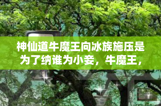 神仙道牛魔王向冰族施压是为了纳谁为小妾，牛魔王，神仙道中的魔性巨擘