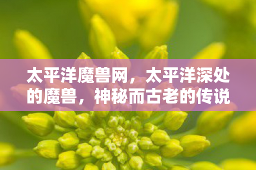 太平洋魔兽网，太平洋深处的魔兽，神秘而古老的传说