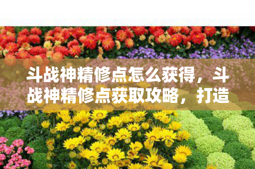 斗战神精修点怎么获得，斗战神精修点获取攻略，打造角色巅峰的必备资源