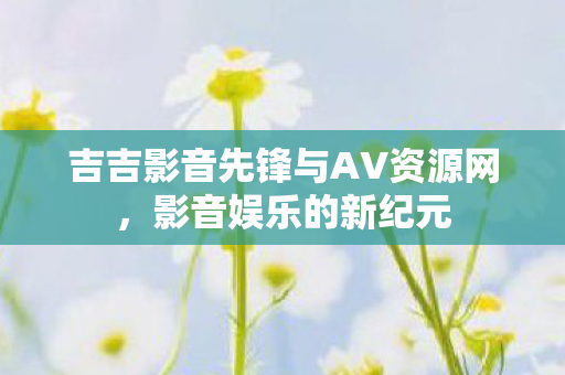吉吉影音先锋与AV资源网，影音娱乐的新纪元