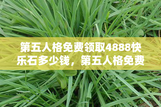 第五人格免费领取4888快乐石多少钱，第五人格免费领取4888快乐石