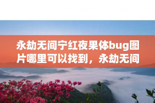 永劫无间宁红夜果体bug图片哪里可以找到,永劫无间宁红夜果体bug图片,游戏漏洞与道德边界的探讨 永劫无间宁红夜果体bug图片哪里可以找到,永劫无间宁红夜果体bug图片,游戏漏洞与道德边界的探讨