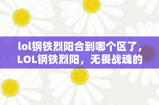 lol钢铁烈阳合到哪个区了，LOL钢铁烈阳，无畏战魂的荣耀赞歌