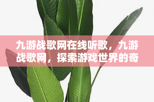 九游战歌网在线听歌，九游战歌网，探索游戏世界的奇妙之旅