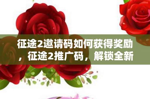 征途2邀请码如何获得奖励，征途2推广码，解锁全新游戏体验，赢在起点！