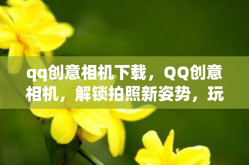 qq创意相机下载，QQ创意相机，解锁拍照新姿势，玩转个性时尚