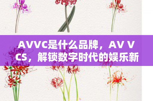 AVVC是什么品牌，AV VCS，解锁数字时代的娱乐新纪元