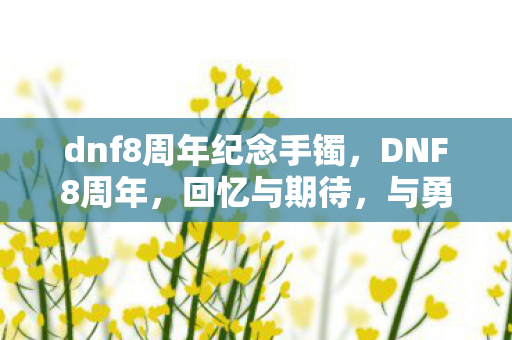 dnf8周年纪念手镯，DNF8周年，回忆与期待，与勇士们共赴新征途