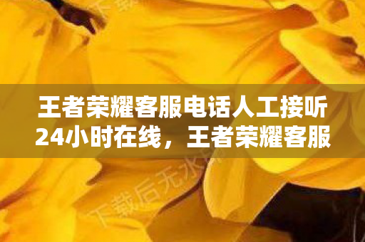 王者荣耀客服电话人工接听24小时在线，王者荣耀客服电话人工服务体验，从期待到失望