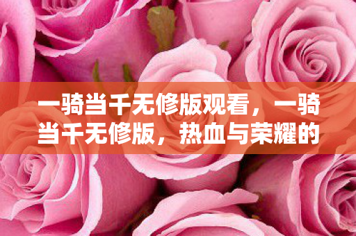 一骑当千无修版观看，一骑当千无修版，热血与荣耀的极致展现